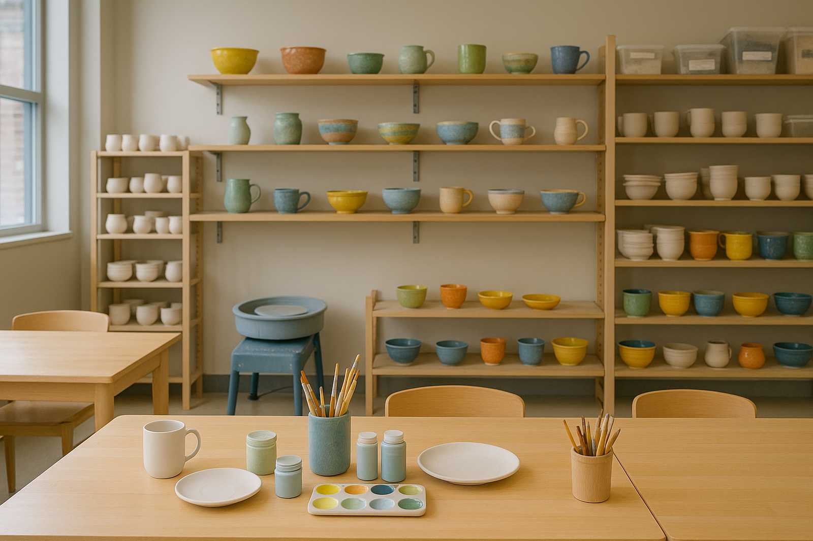 community events pottery workshop creative activity space New Westminster, BC Art Spots and Pottery Painting