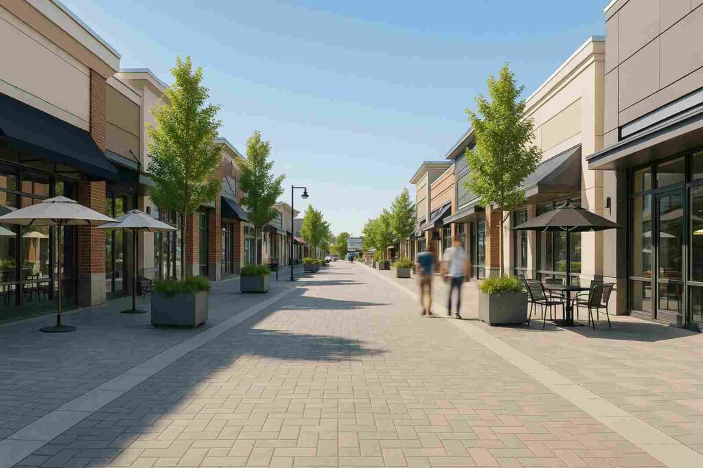 outdoor shopping area local business directory | GPS: 49.156288, -122.945434