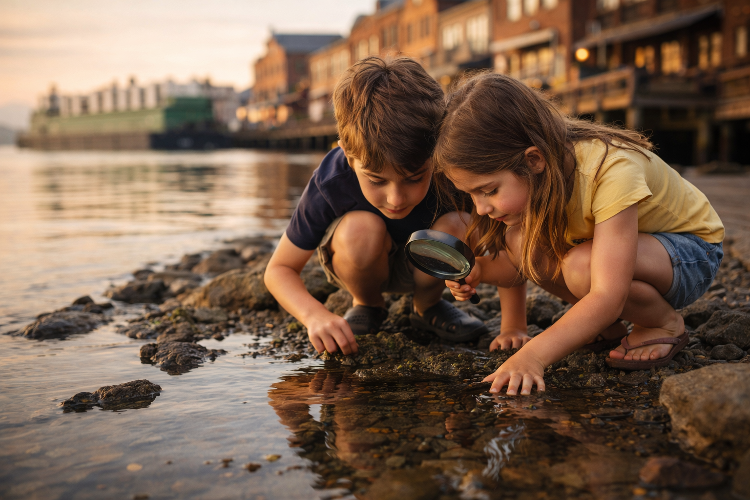 children-exploring-water-directory