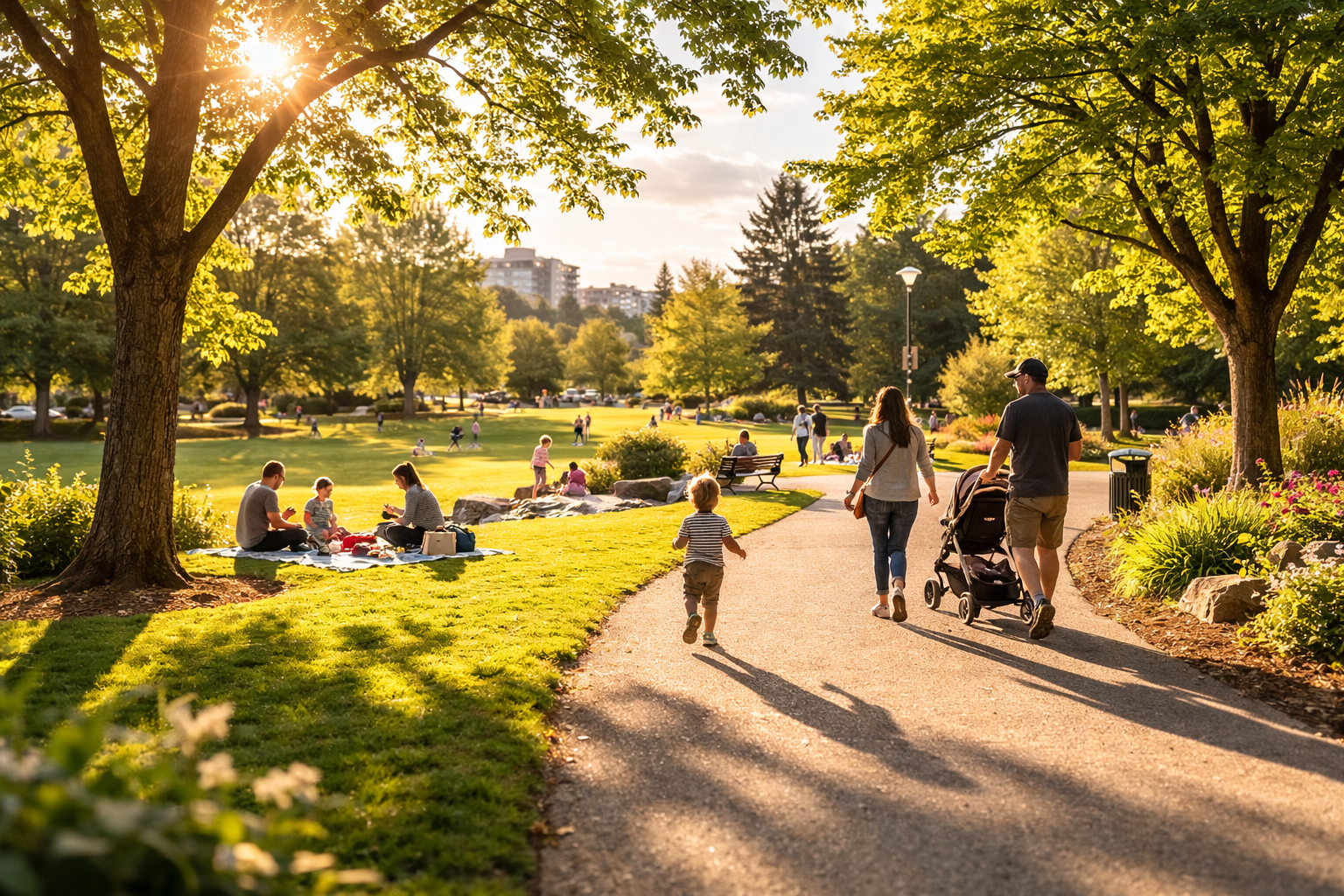 family-walking-in-park-new-westminster-sunny-day-autumn-2023