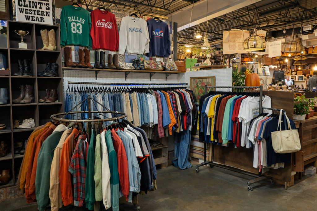 vintage-clothing-racks-and-western-wear-display-at-new-westminster-market-vendor-local-shopping-spot