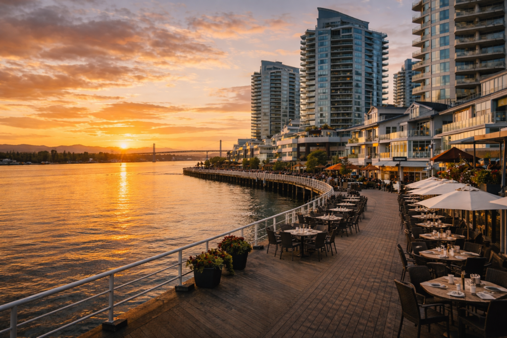 sunset-over-waterfront-restaurants-local-business-directory