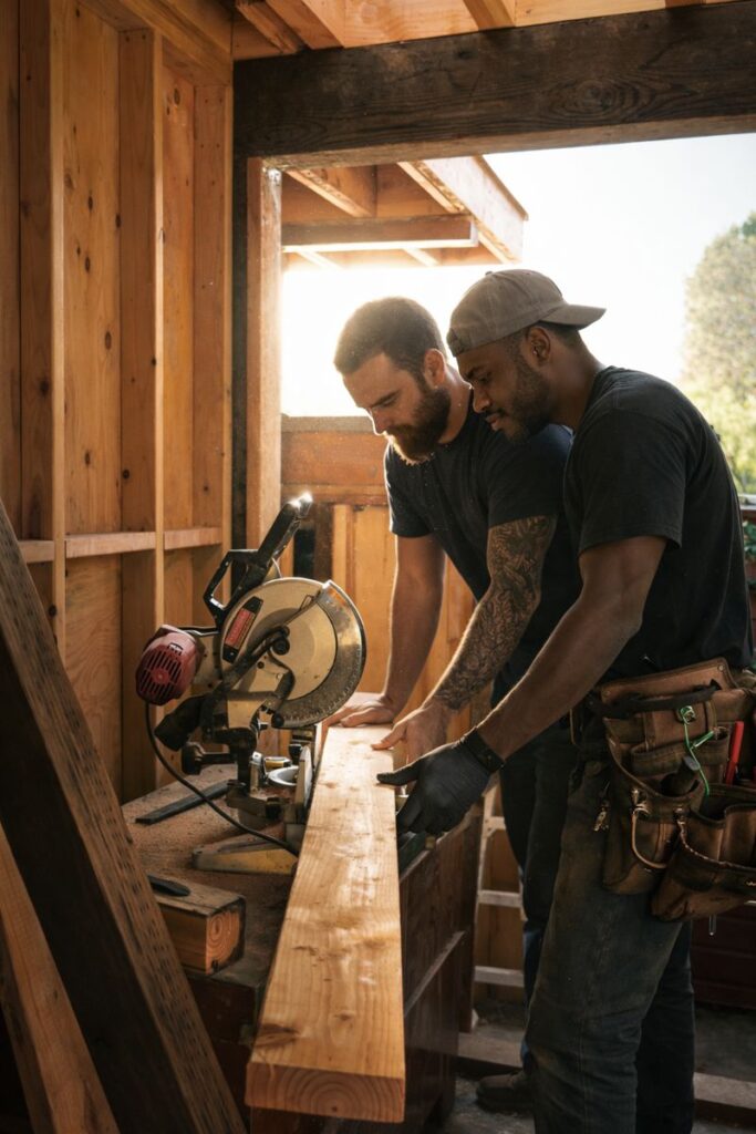 new-westminster-woodworking-project-with-two-men-directory